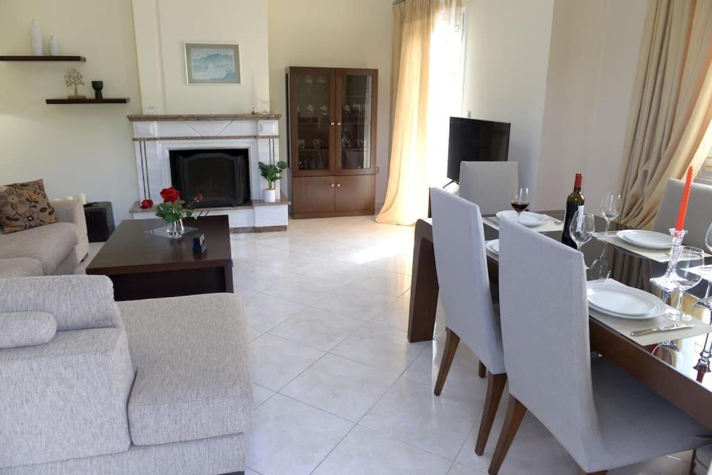 Simos' Sea View House Villa Nikopolis Luaran gambar