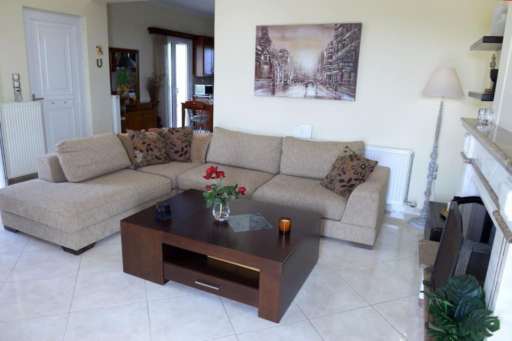 Simos' Sea View House Villa Nikopolis Luaran gambar