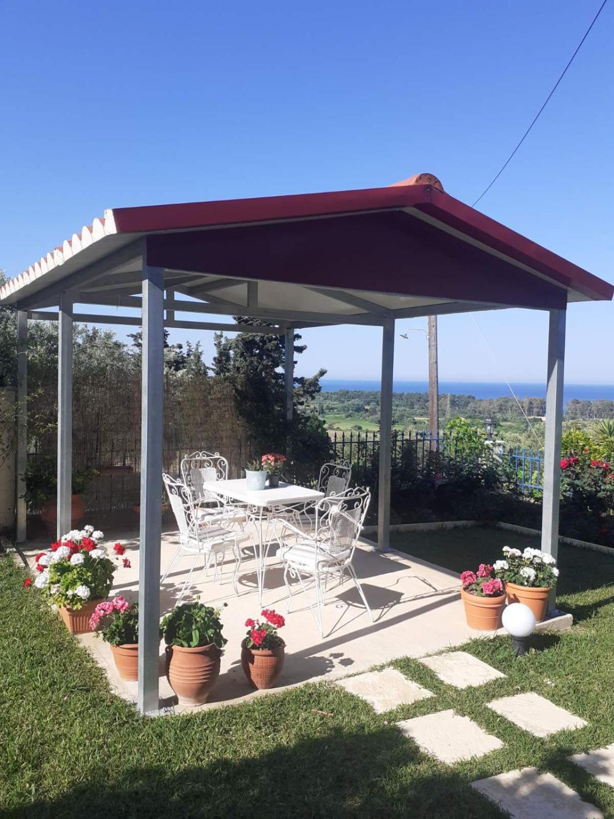 Simos' Sea View House Villa Nikopolis Luaran gambar
